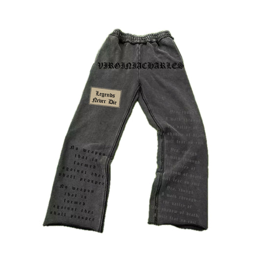 LND REFLECTIVE FLARED JOGGERS